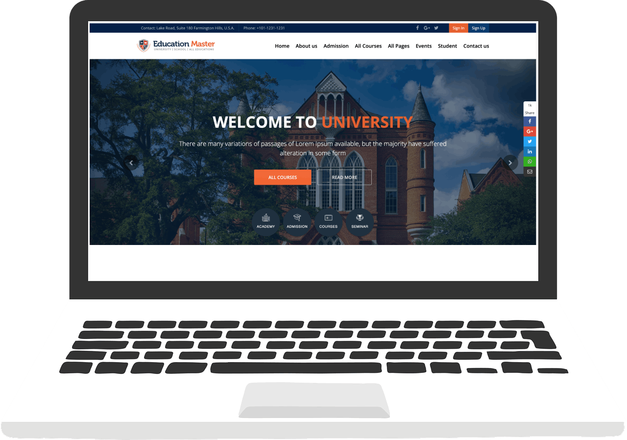 College Website Development Company