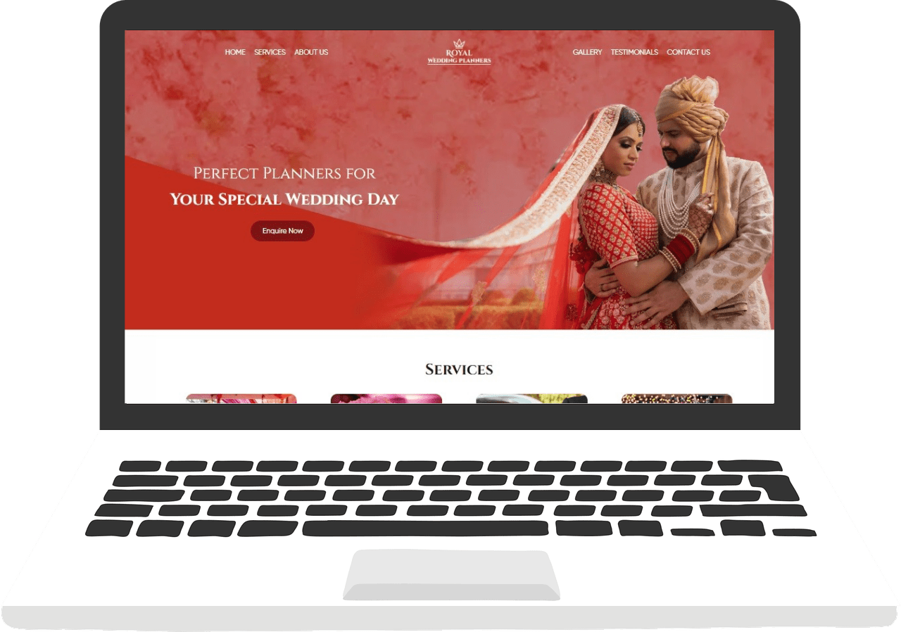 Wedding & Event planner Website Development Company