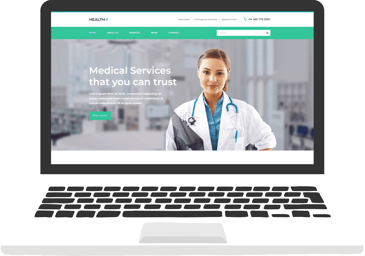 Hospital Website Development Company