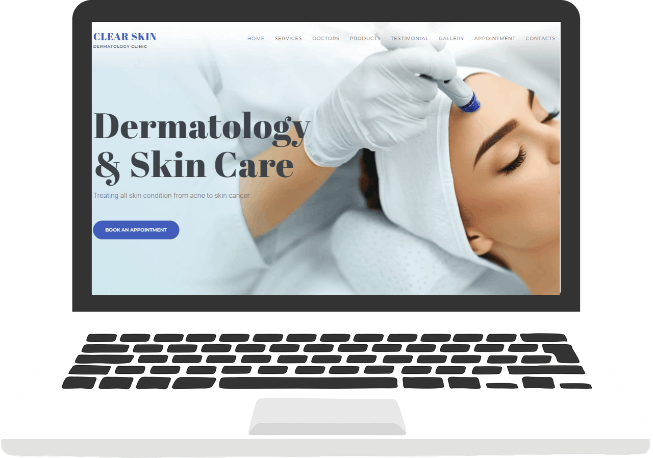 Dermatologists Website Development Company