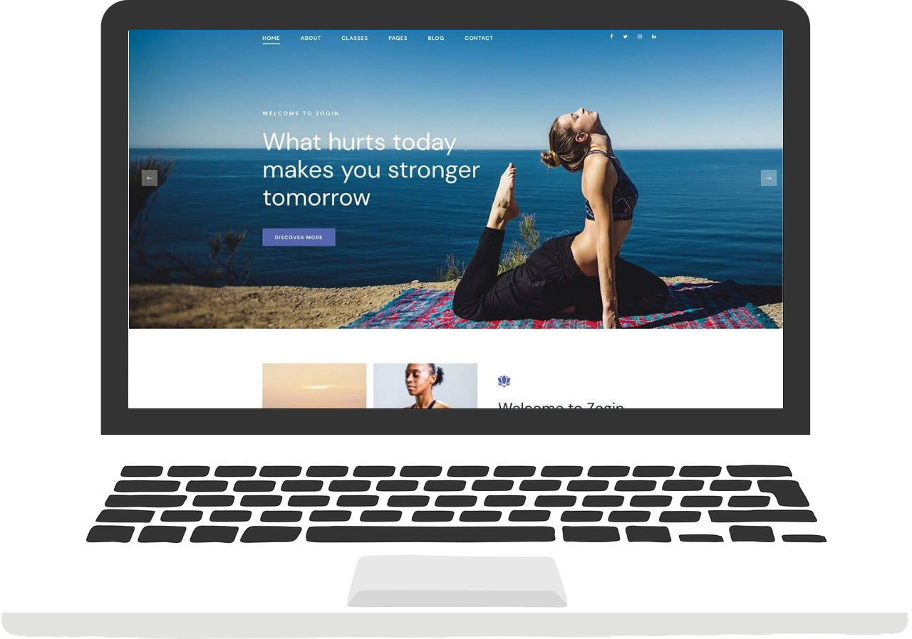 Yoga & Meditation Website Development Company