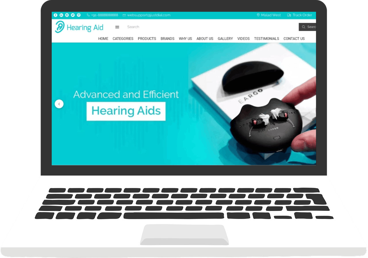 Hearing Aids Website Development Company