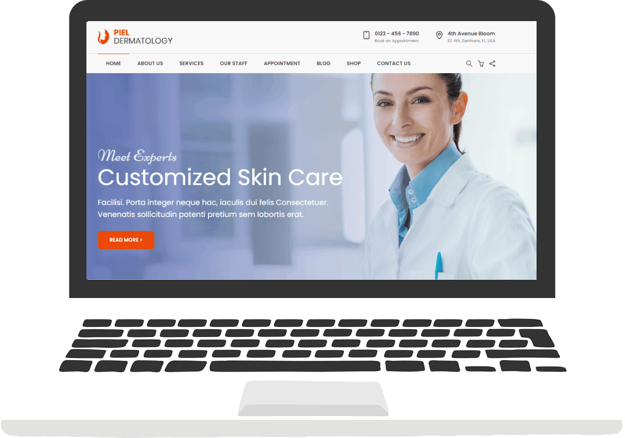 Dermatologists Website Development Company