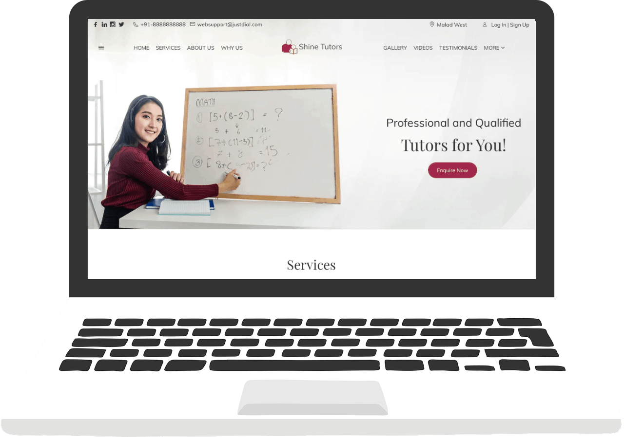 Tutor & Tution Website Development Company